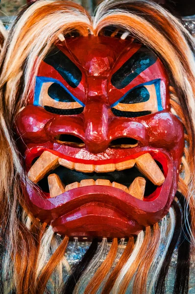Máscara Namahage Máscara Gigante Tradicional Antigua Cultura Perfección Akita — Foto de Stock