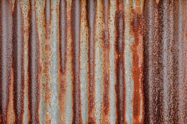 Rusted Dirty Decay Zinc Metal Texture Damage Iron Surface Background — Stock Photo, Image