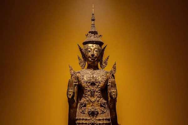Oct 2019 Bangkok Thaïlande Bangkok National Museum Sculpture Bouddha Royal — Photo