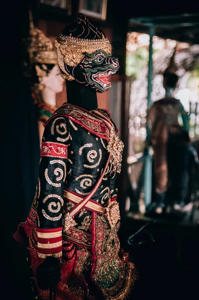 Jul 2018 Bangkok Tailandia Muñeca Tradicional Tailandesa Con Elegante Disfraz — Foto de Stock