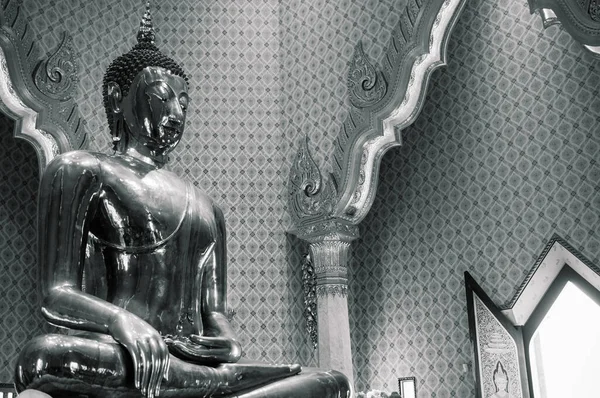 Mar 2018 Bangkok Tailândia Única Maior Escultura Buda Ouro Puro — Fotografia de Stock