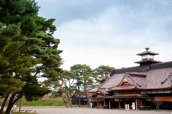 Nov 2013 Hokkaido Giappone Goryokaku Torre Del Castello Nel Parco — Foto Stock