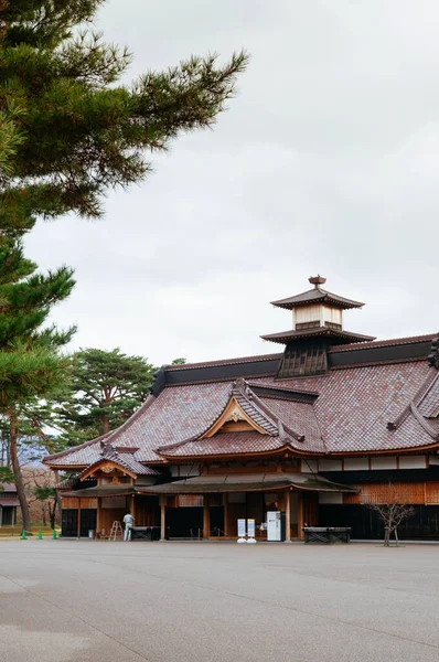 Nov 2013 Hokkaido Japonsko Goryokaku Hradní Věž Parku Krásné Historické — Stock fotografie