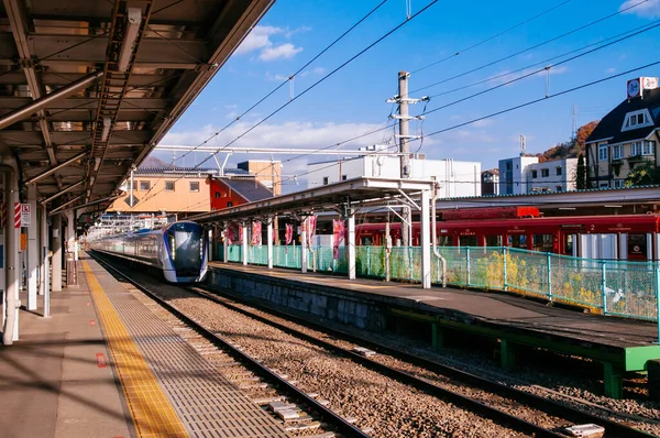 Nov 2018 Oysuki Japonya Japonya Azusa Veya Kaji Ekspres Treni — Stok fotoğraf