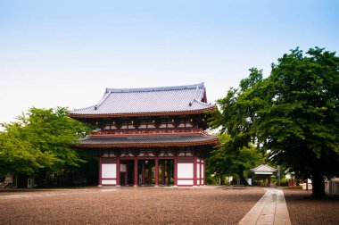 24 Haziran 2014, Ota-Ku, Tokyo, Japonya: Ikegami Honmon-ji Tapınağı büyük ve şaşırtıcı binalardan oluşan bir koleksiyona sahiptir. Burada ölen Aziz Nichiren 'i onurlandırıyor..