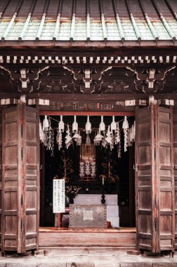 24 Haziran 2014, Ota-Ku, Tokyo, Japonya: Ikegami Honmon-ji Tapınağı büyük ve şaşırtıcı binalardan oluşan bir koleksiyona sahiptir. Burada ölen Aziz Nichiren 'i onurlandırıyor..