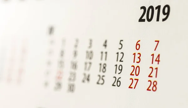 Kalender. April. — Stockfoto