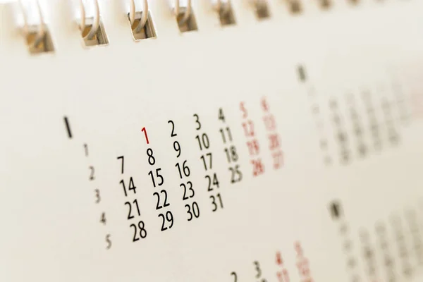 Kalender. januari. — Stockfoto