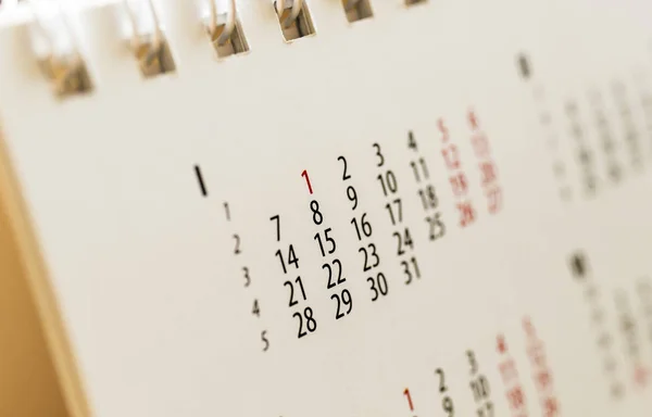 Calendario. Enero . — Foto de Stock
