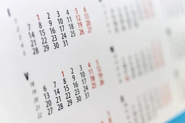 Calendario. Maggio . — Foto Stock