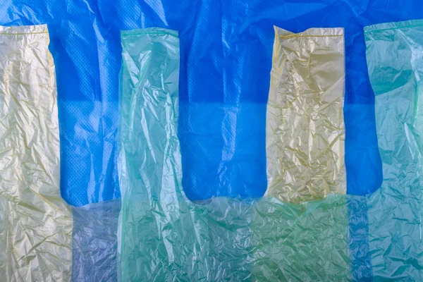 Пластиковые пакеты в качестве фона . — стоковое фото