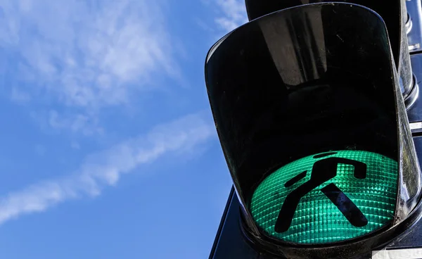 Traffic lights. Green light. — Stock Photo, Image