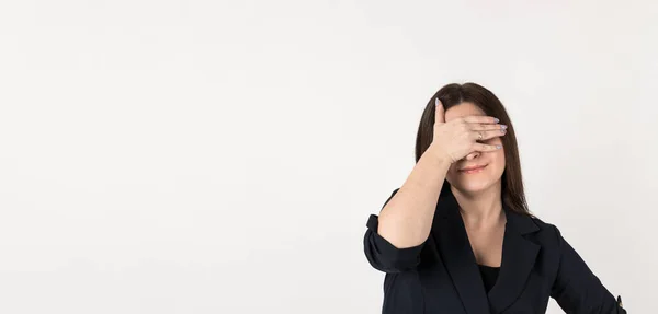 Vrouw Zorgen Vrouw Het Blauw Heeft Hoofdpijn Ziekte Ziekte Concept — Stockfoto