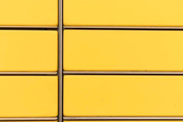 Postfach Gelber Briefkasten Zur Vermietung Briefkastenschließfächer Für Pakete Die Der — Stockfoto