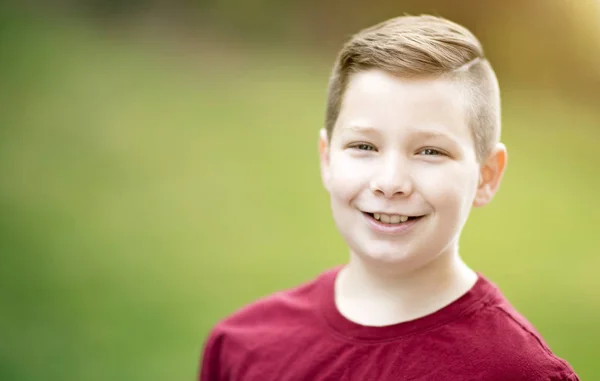 Handsome Young Boy Portrait — Stock Photo, Image