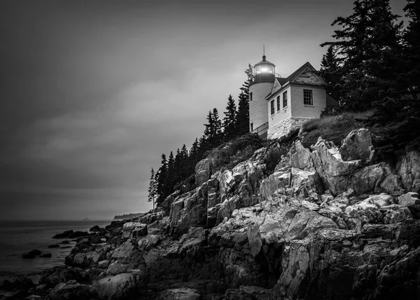 Bass Harbor Head Fyr Maine — Stockfoto