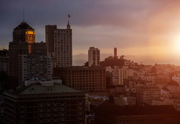 Prachtige San Francisco Sunset — Stockfoto