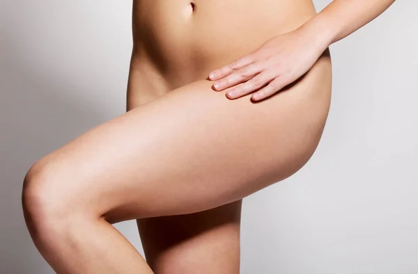 Thigh without cellulite — Stock Photo, Image