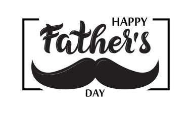 Mutlu babalar günü arka plan tasarım yazı. Vektör tipografik çizim ışık ışınları ile el yazısı mutlu babalar günü.