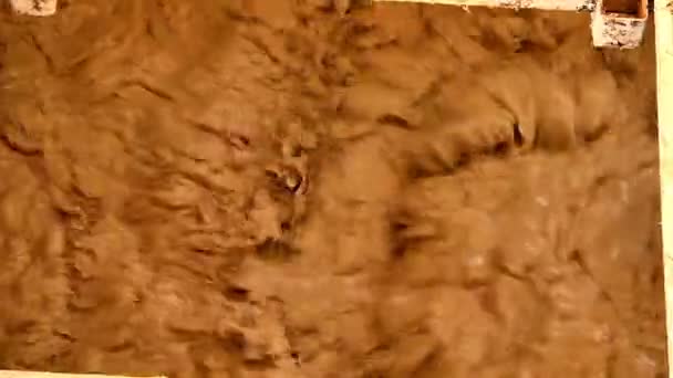 Специальное бурение грязи для бурения нефтяных скважин — стоковое видео