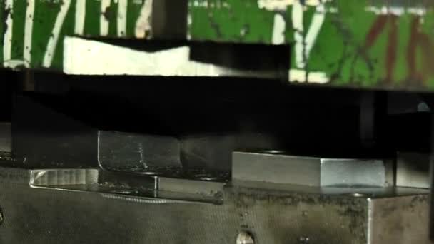 Factory stamping parts — Stock Video