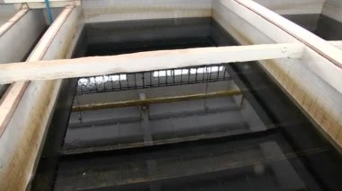 Pompa filtresi istasyonu çalışması için su arıtma