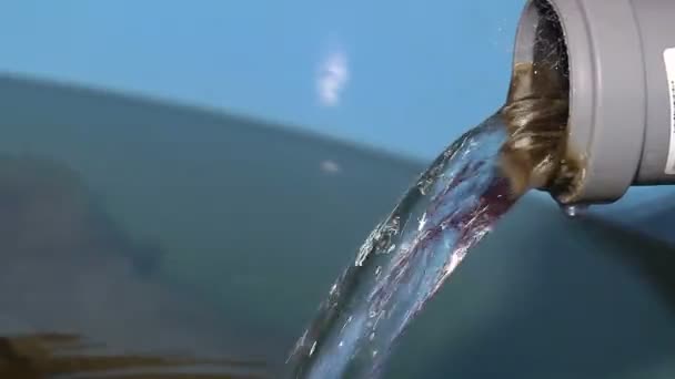 Water behandeling en filtratie voor Aquaponics systeem — Stockvideo