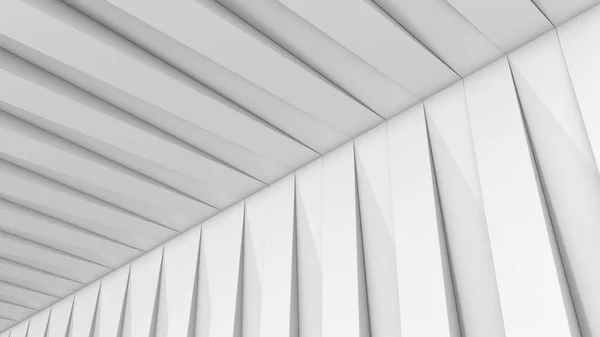 Abstrakt arkitektur. Vita kolonner bakgrund. 3D-återgivning. Royaltyfria Stockfoton