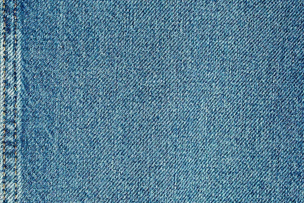Wunderschöner Blauer Jeansstoff Aus Nächster Nähe Kann Als Hintergrund Verwendet — Stockfoto