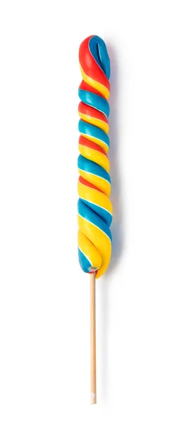 Colorful Lollipops Isolated White Background — Stock Photo, Image