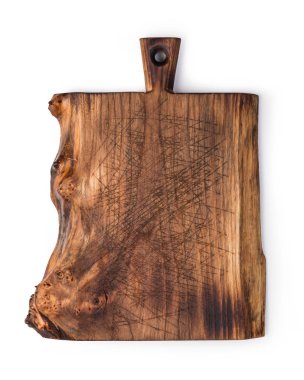 beyaz zemin üzerinde ahşap tahta