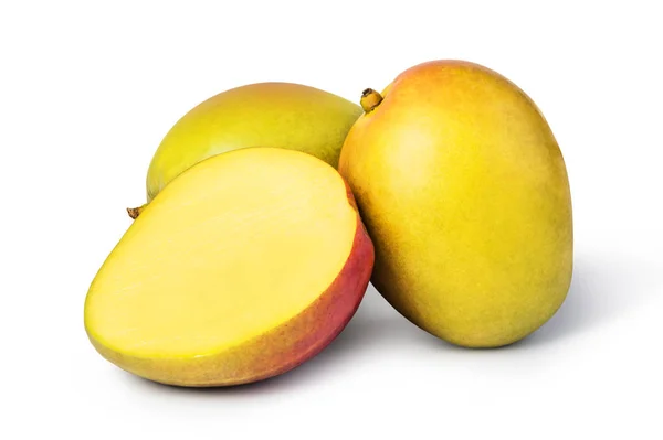 Mango Isoleret Hvid Baggrund - Stock-foto