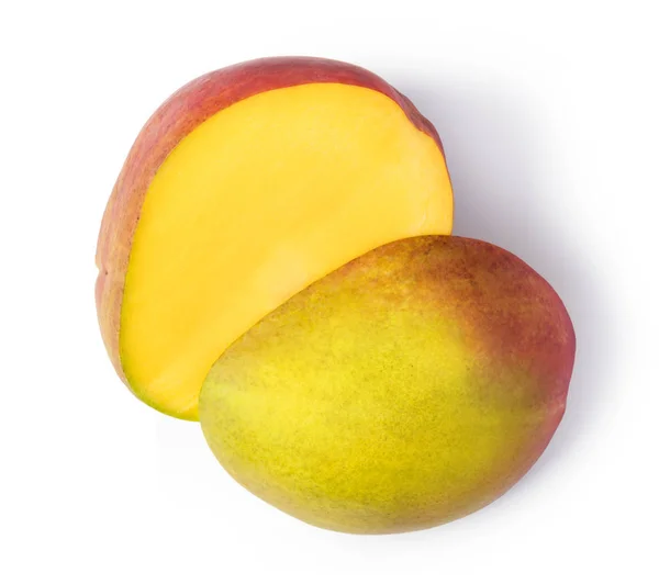 Mango Isoliert Auf Weißem Hintergrund — Stockfoto