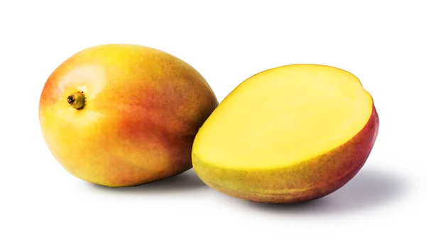 Mango Diisolasi Pada Latar Belakang Putih — Stok Foto