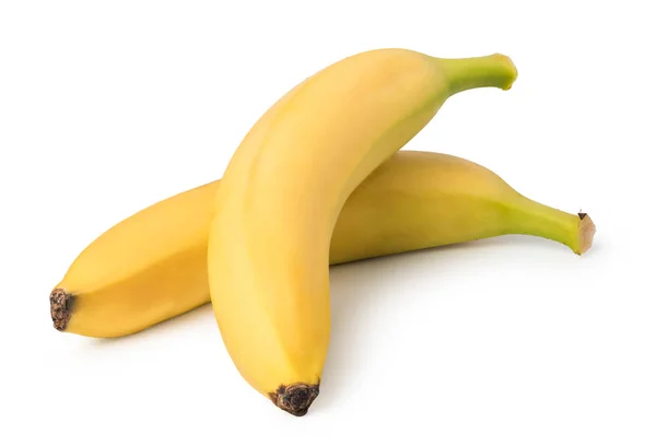 Bananenfruit Geïsoleerd Witte Achtergrond — Stockfoto