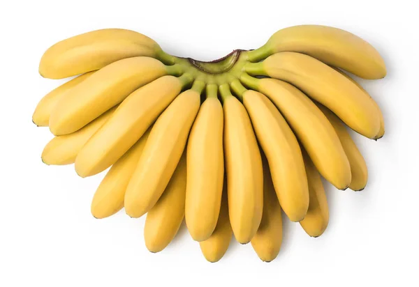 Banana Frutta Isolata Sfondo Bianco — Foto Stock