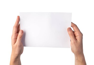 beyaz izole kadın eli