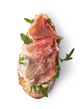 Beyaz arka plan üzerinde geleneksel İspanyolca tapas