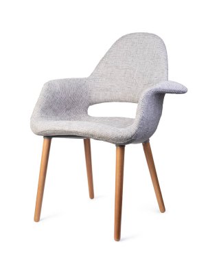 Koltuk beyaz arkaplanda izole edildi