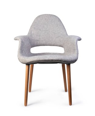 Koltuk beyaz arkaplanda izole edildi