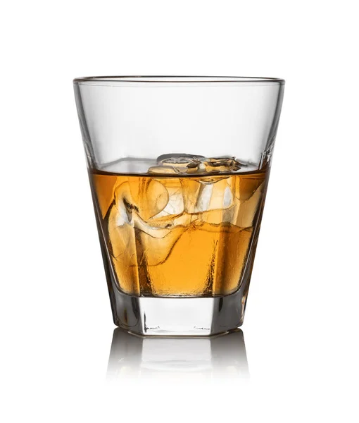 Iglass Whisky Ice Isolated White Background — Stock Photo, Image