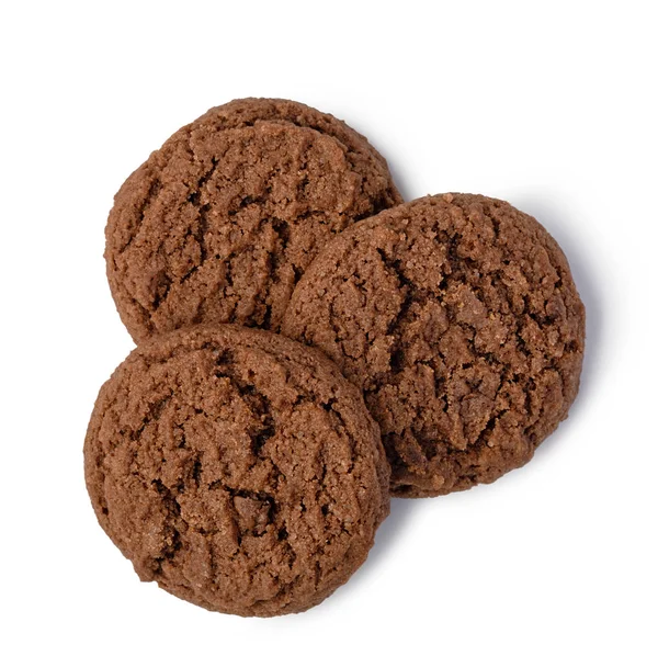 Cookies Isolados Fundo Branco — Fotografia de Stock