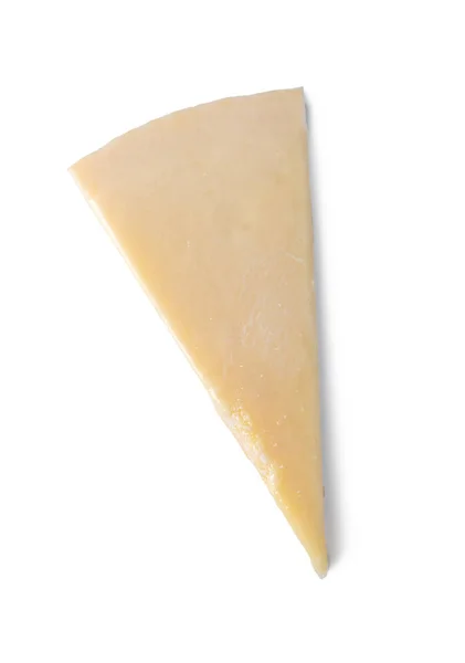 Beyaz Arkaplanda Parmesan Peyniri — Stok fotoğraf