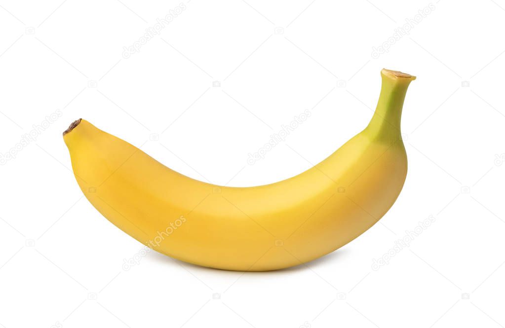 banana fruit isolated on white background