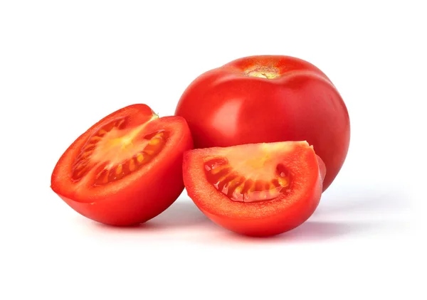 Tomatenkirsche Isoliert Auf Weißem Hintergrund — Stockfoto