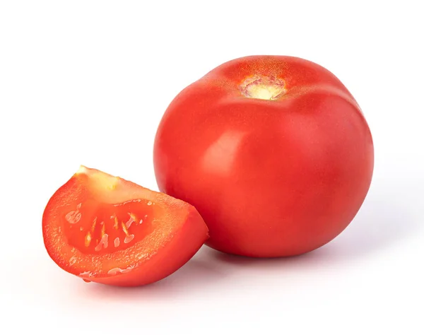 Tomatenkirsche Isoliert Auf Weißem Hintergrund — Stockfoto