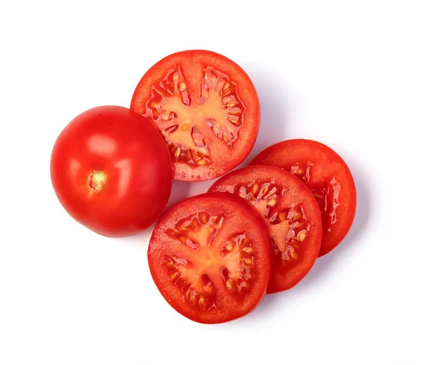 Cereza Tomate Aislada Sobre Fondo Blanco —  Fotos de Stock