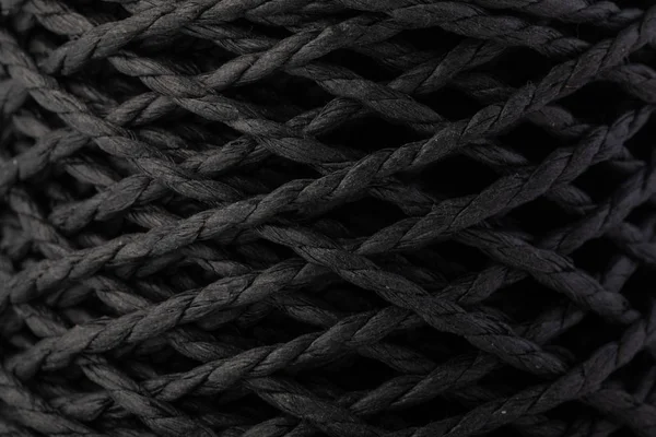 白い背景上に分離されてロープのコイル — ストック写真