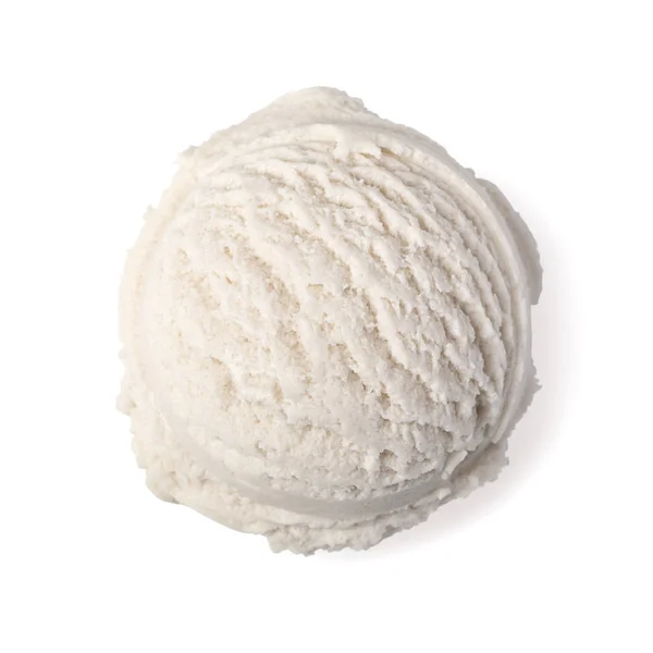 Морозиво м'яч ізольовано — стокове фото