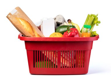 Plastik alışveriş sepeti